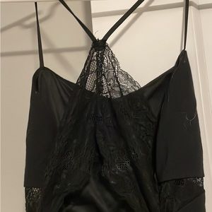 Express black lace dress